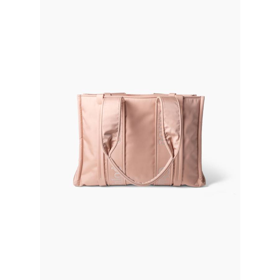 Sac petit cabas Woody rose poudré