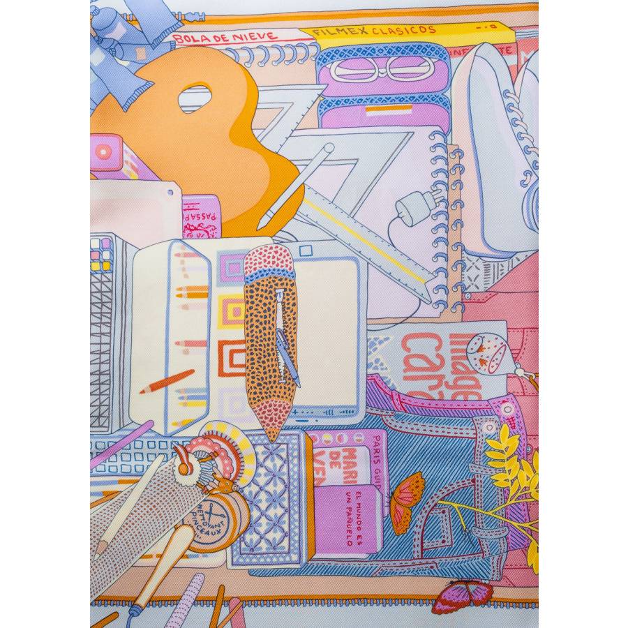 Silk Scarf 90 “Bagage à Main”