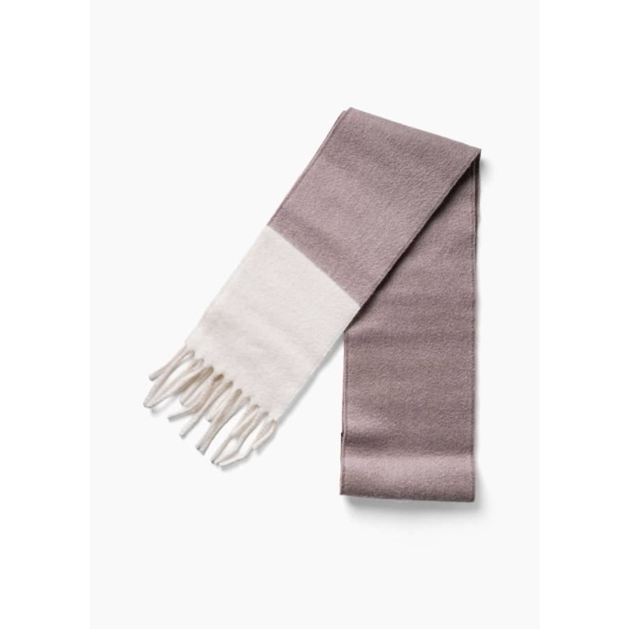 Écharpe "casque" en cachemire