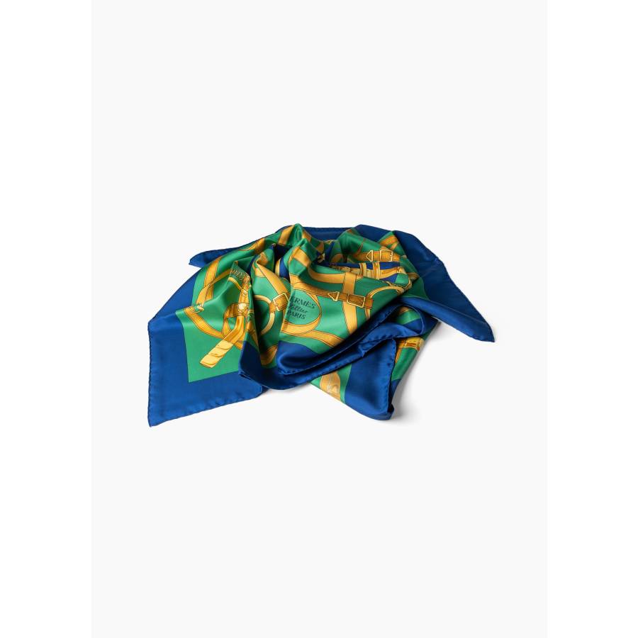Carré de soie Hermès "Eperon d'Or"
