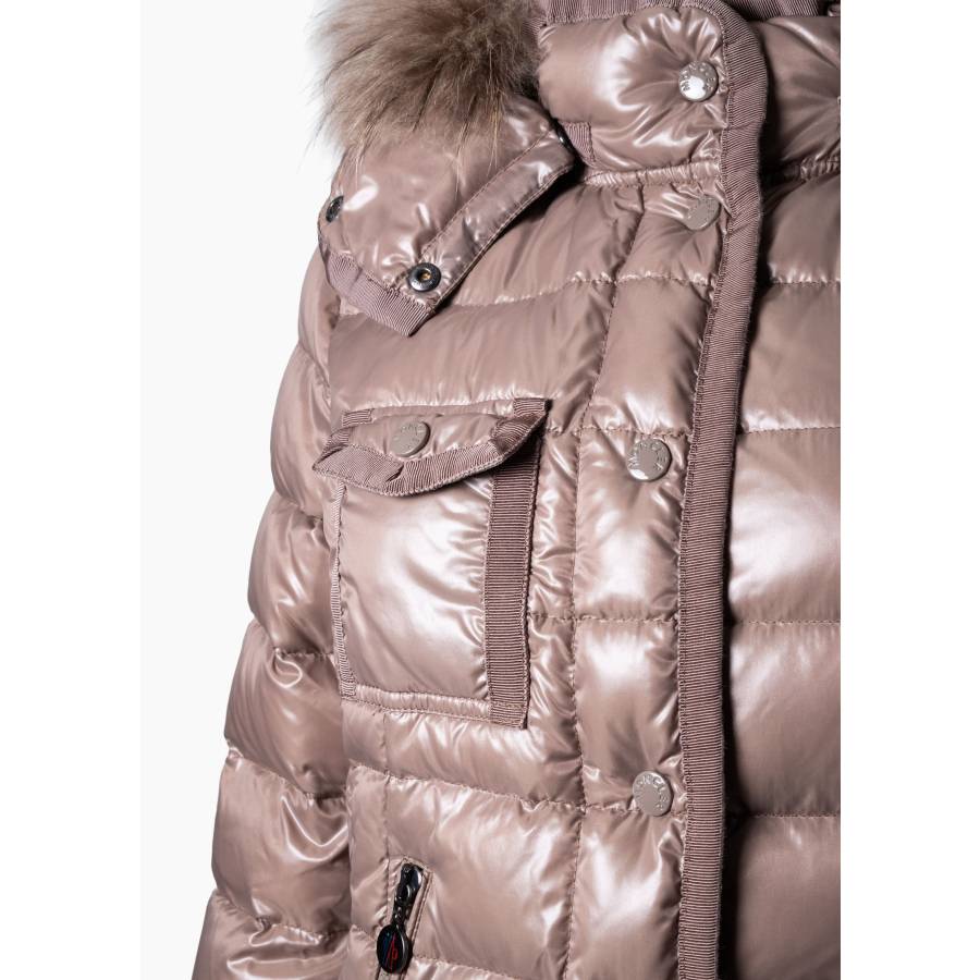 Armoise down jacket in iridescent beige