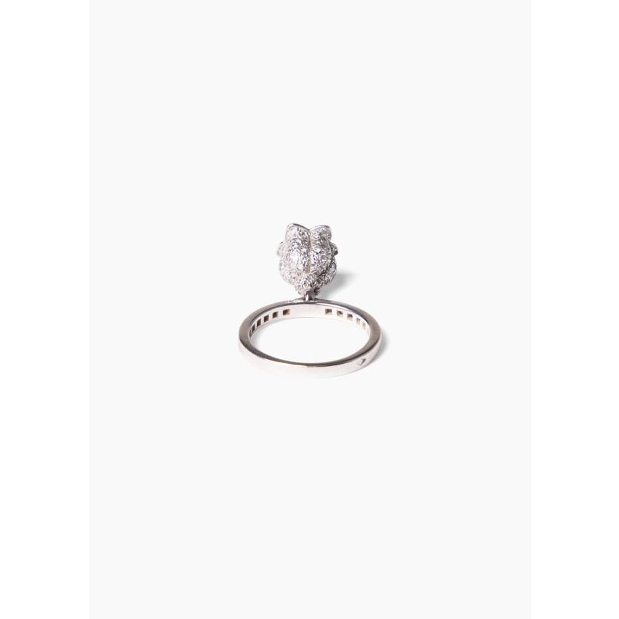 "Muguet" Ring in White Gold and Diamonds