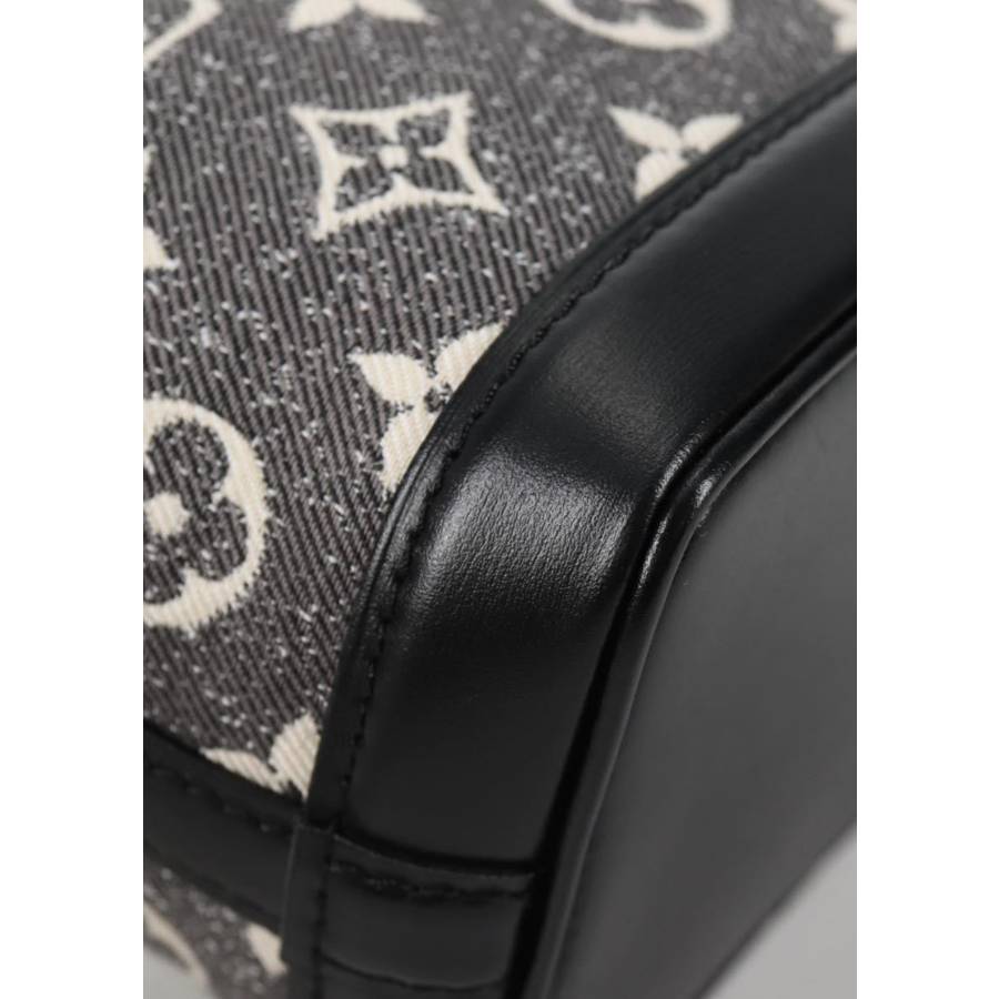 Noe Nano Monogram Jacquard and Denim Bag