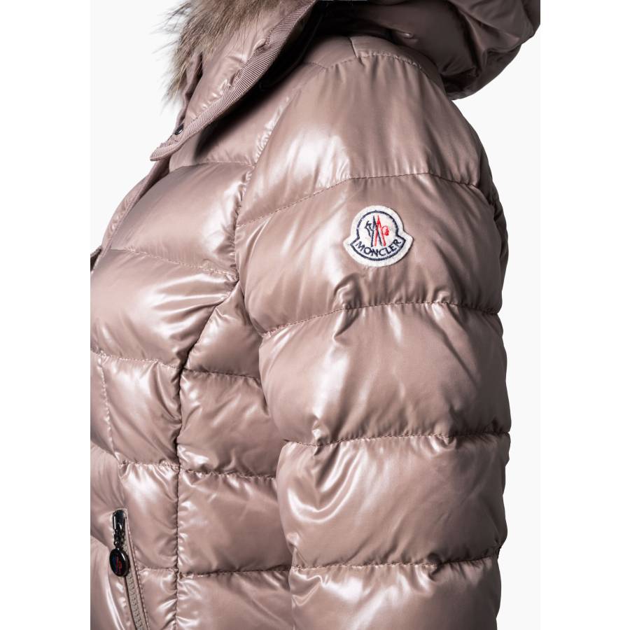 Armoise down jacket in iridescent beige