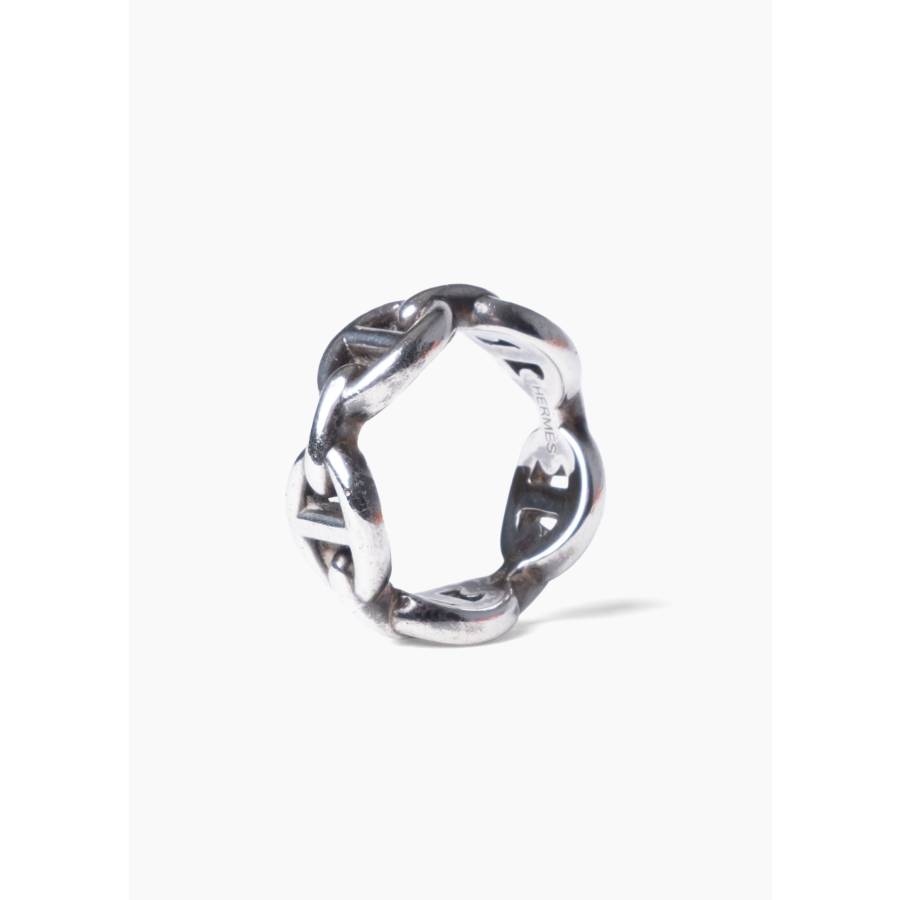 Bague Chaîne d'Ancre Enchaînée en argent - Petit modèle