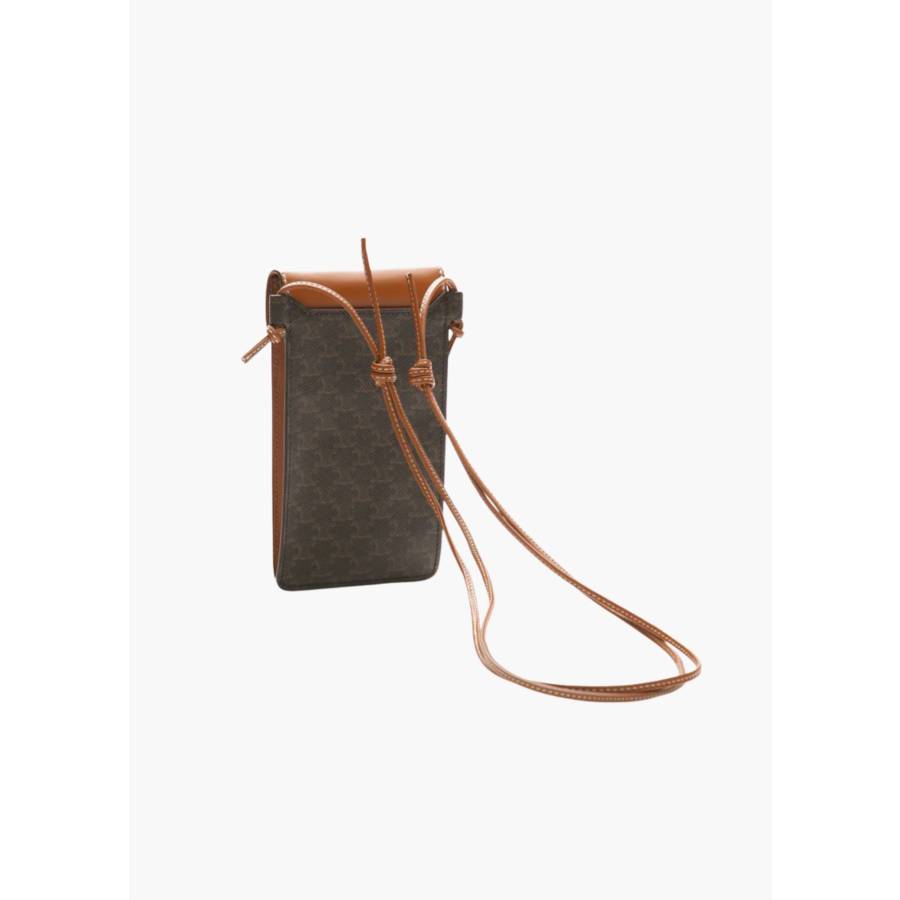 Porte-téléphone avec rabat en toile triomphe