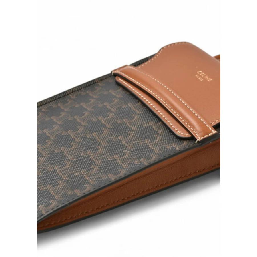 Porte-téléphone avec rabat en toile triomphe