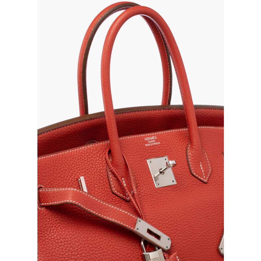 Birkin​​​ ​​​35​​​ ​​​"Eclat"​ ​en​​​ ​​​veau​​​ ​​​Taurillon​ ​Clémence​​​ ​​​Rouge​ ​Sanguine