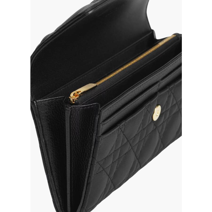 Long Orchid Caro wallet in black