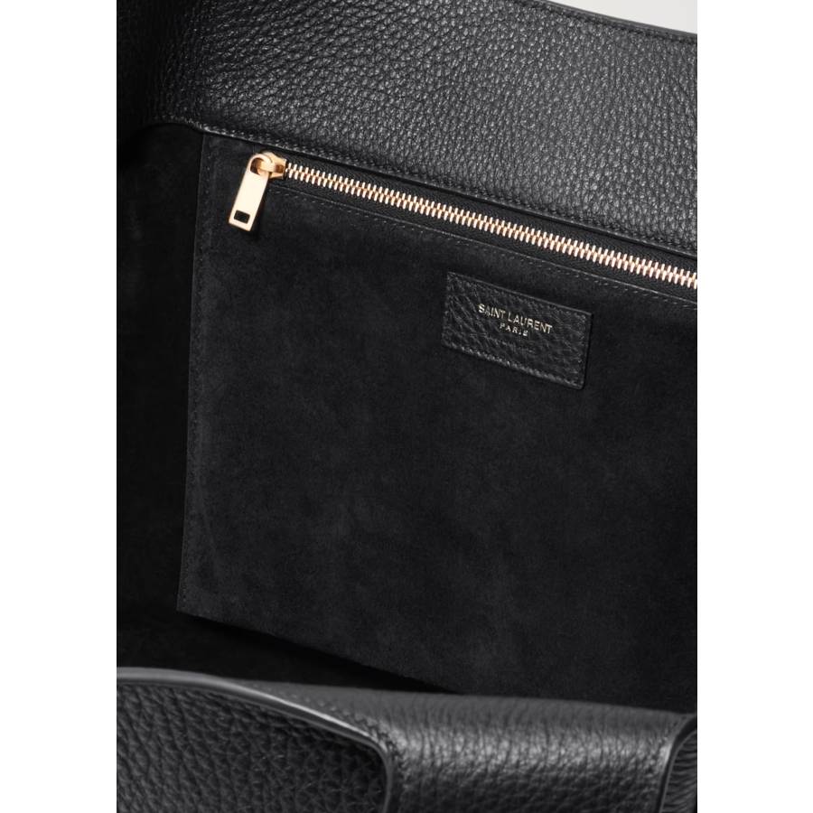 Sac Le 5 à 7 Bea en cuir grainé noir