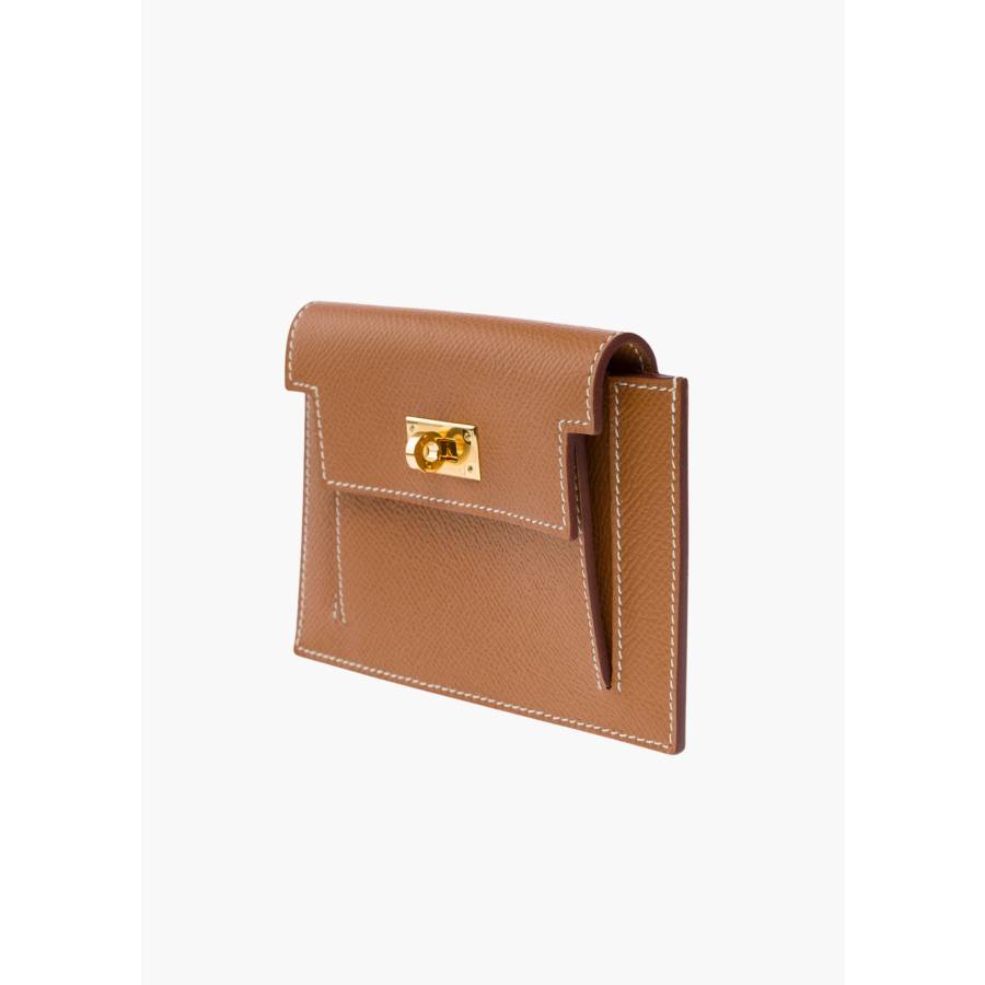 Portefeuille Kelly Pocket Compact Epsom Gold