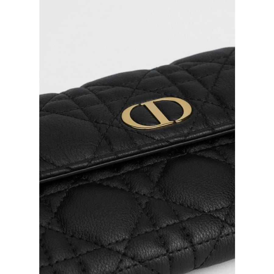 Long Orchid Caro wallet in black