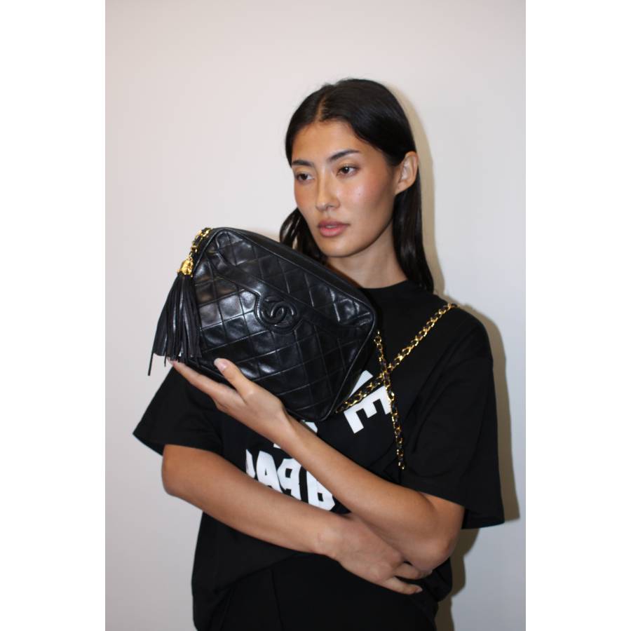 Sac Camera vintage noir