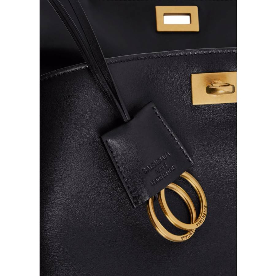 Sac Rodéo Mini en cuir de veau lisse