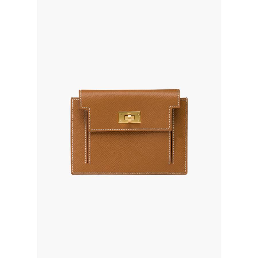 Portefeuille Kelly Pocket Compact Epsom Gold