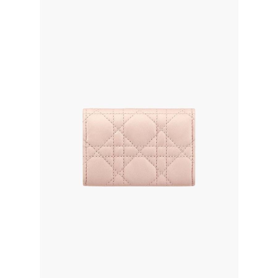 Glycine Caro Geldbörse mit hellrosa Korbgeflecht