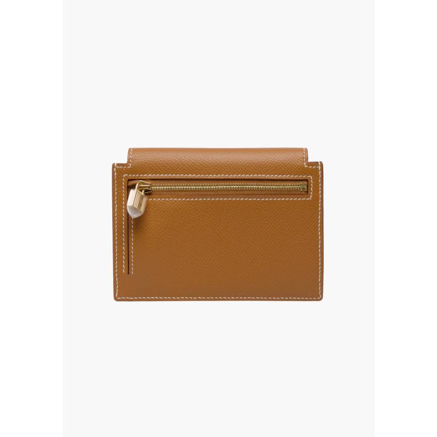 Portefeuille Kelly Pocket Compact Epsom Gold