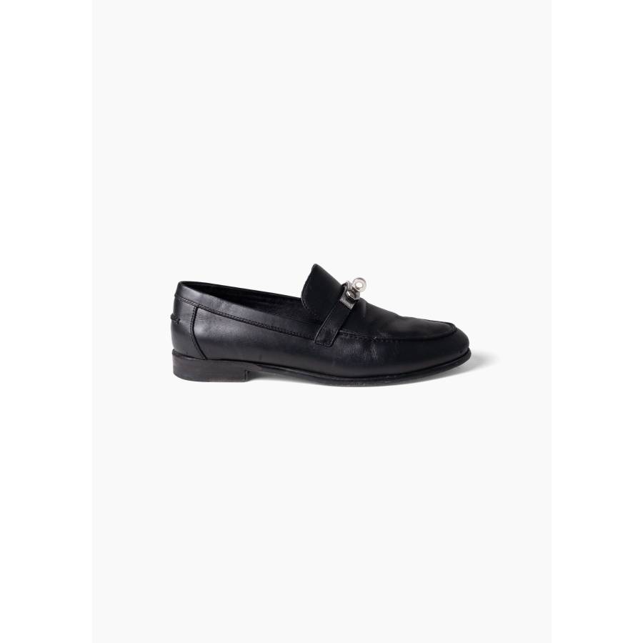 Destin black leather loafers