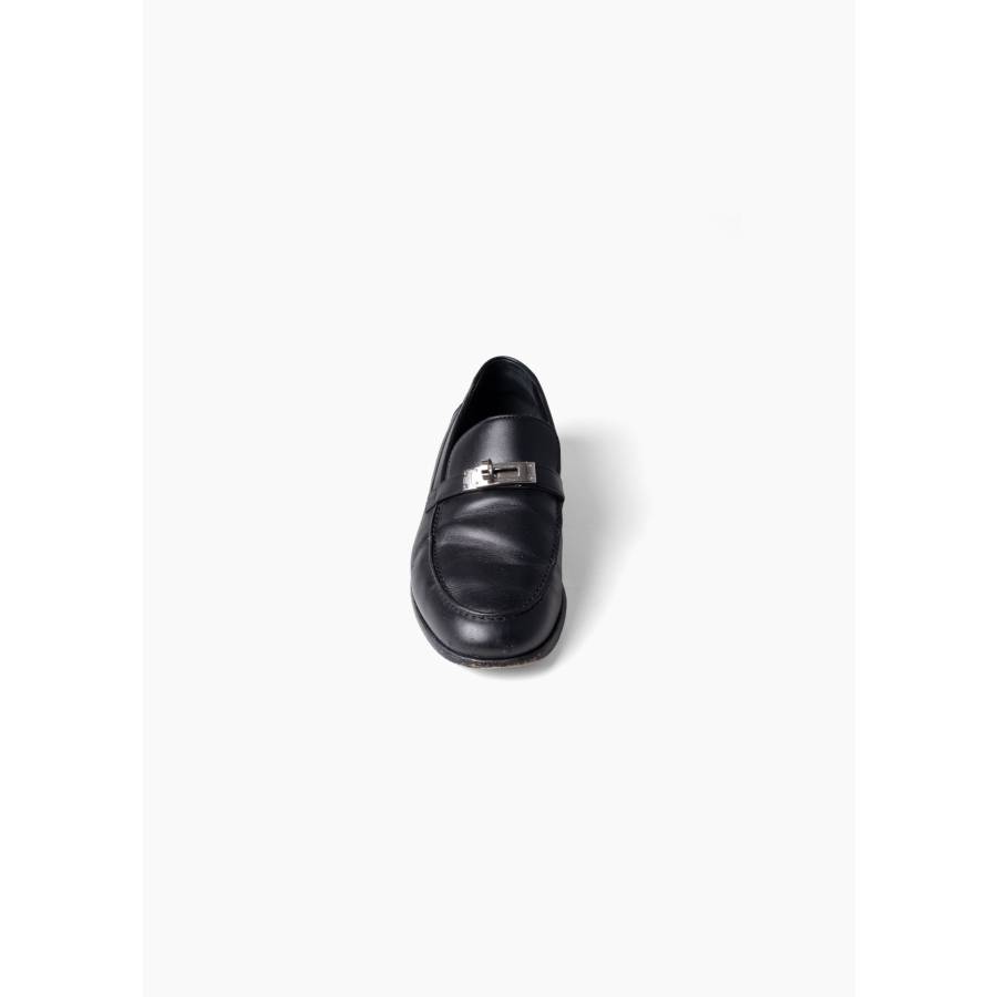 Destin black leather loafers