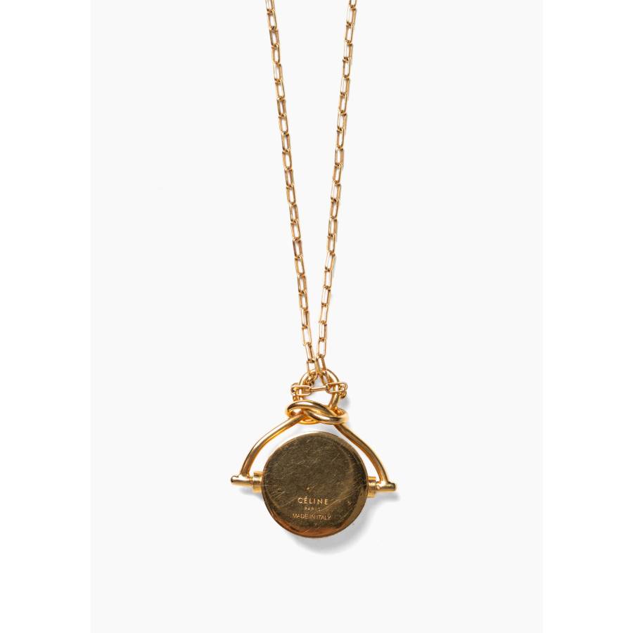 Collier sautoir doré