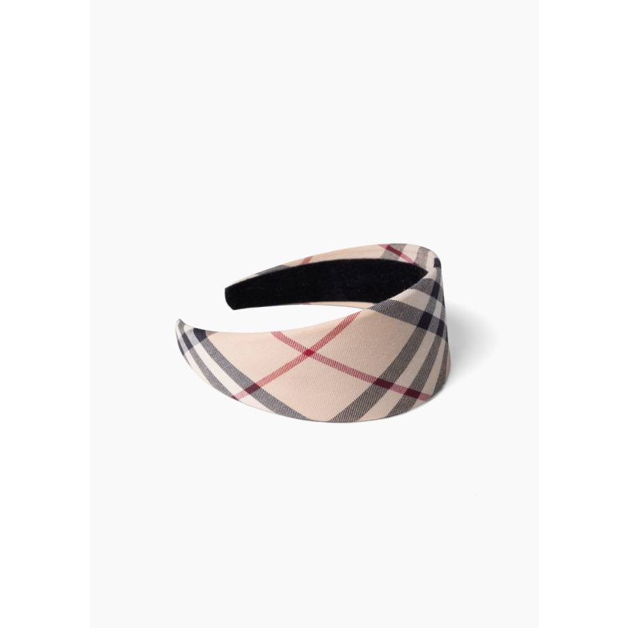 Nova Check patterned headband