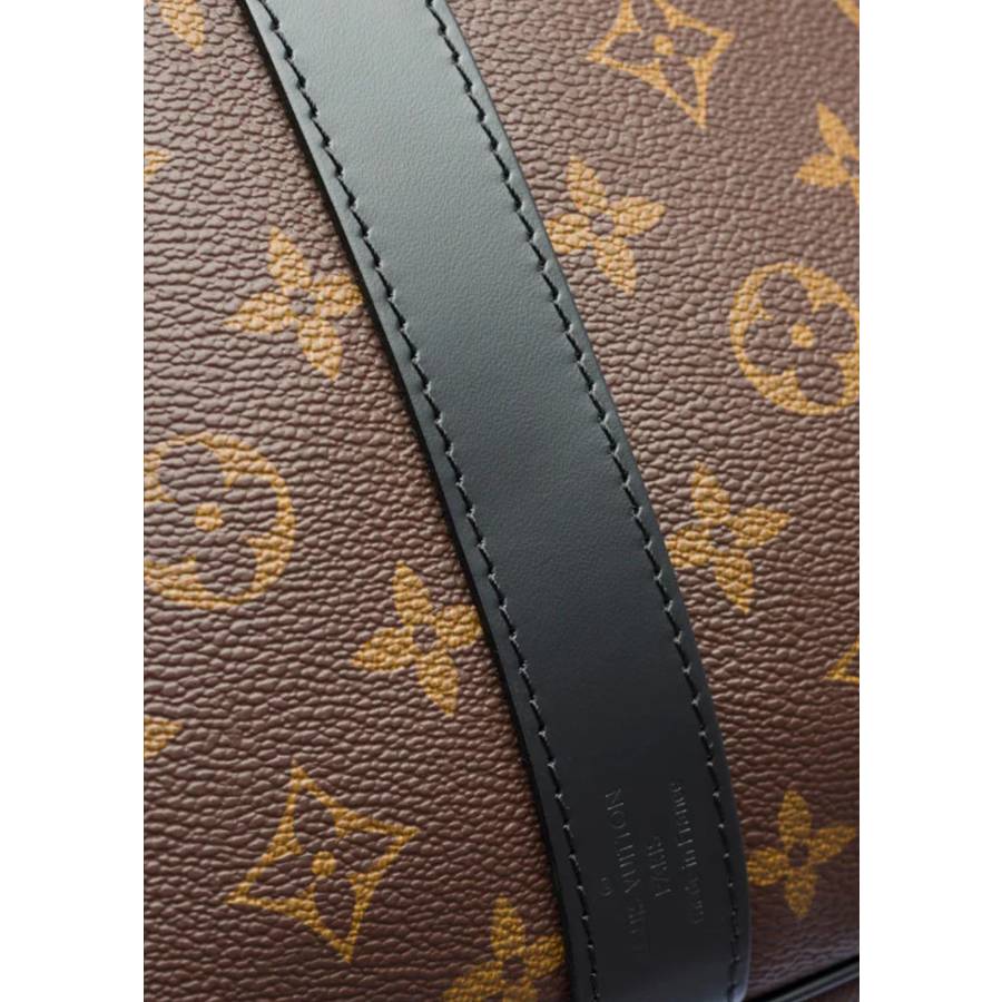 Keepall 55 Umhängetasche aus Monogram Macassar-Canvas