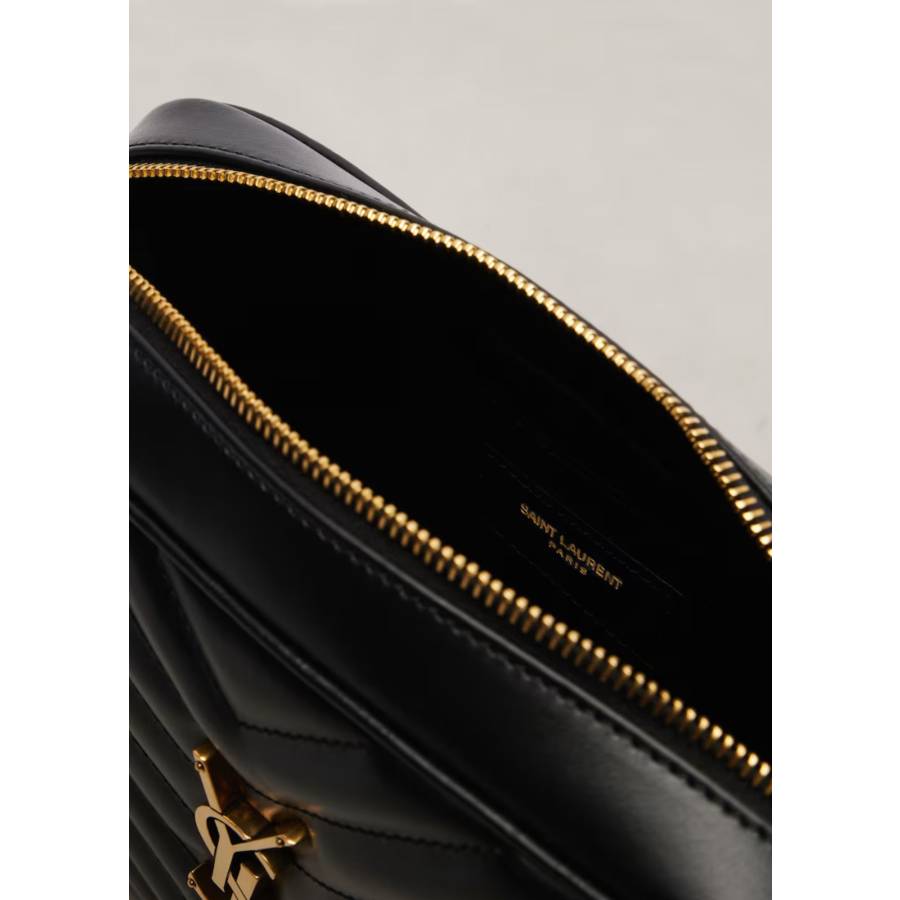 Sac Lou Caméra en cuir noir