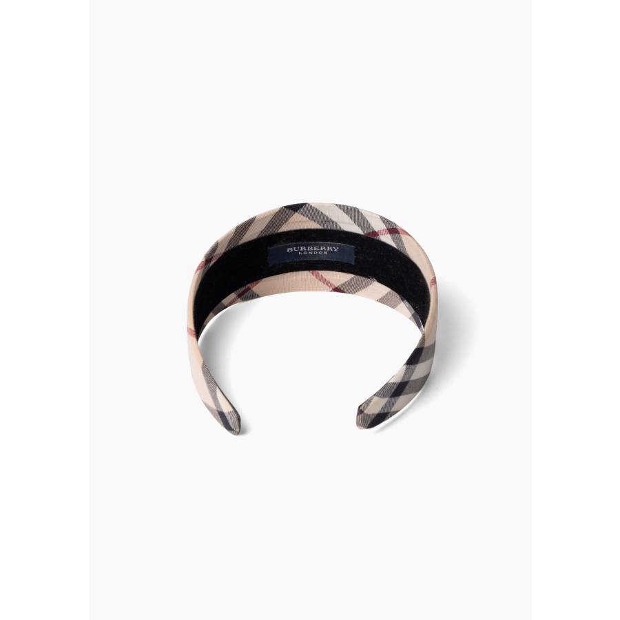 Nova Check patterned headband