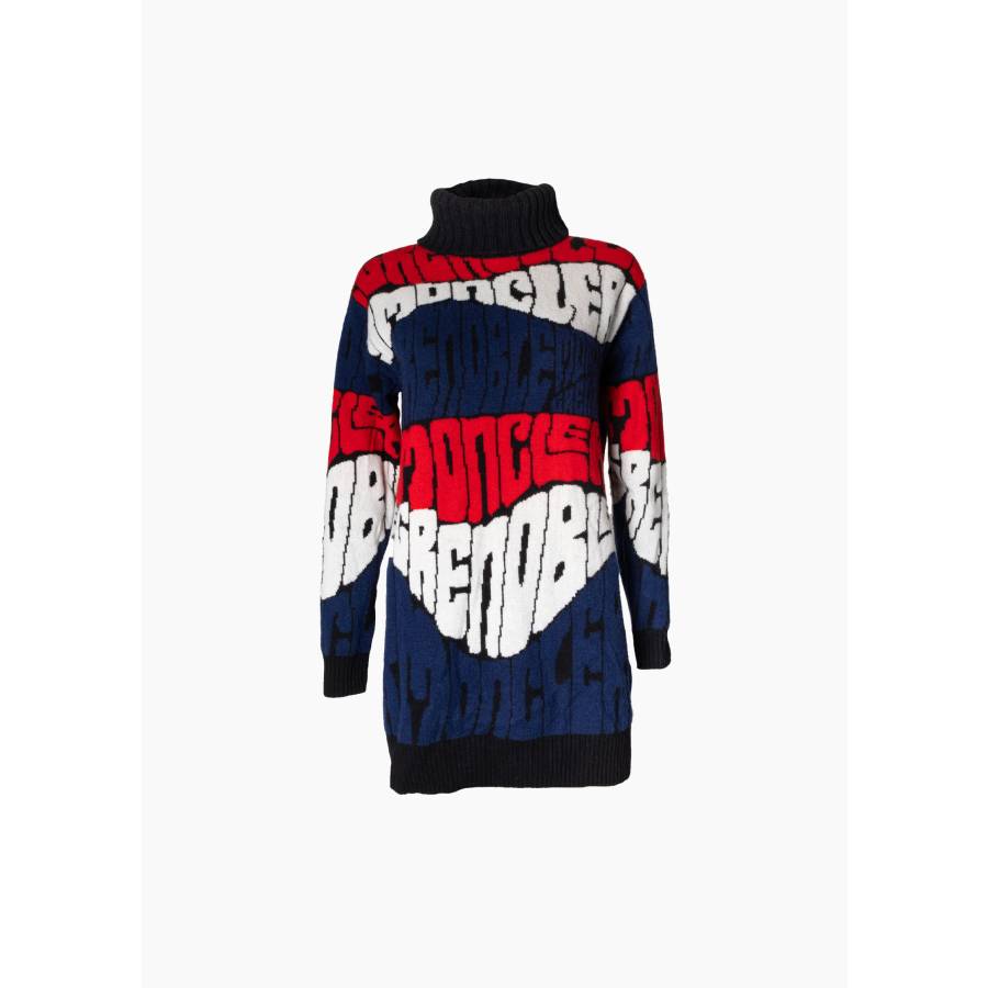 Robe-pull à col roulé