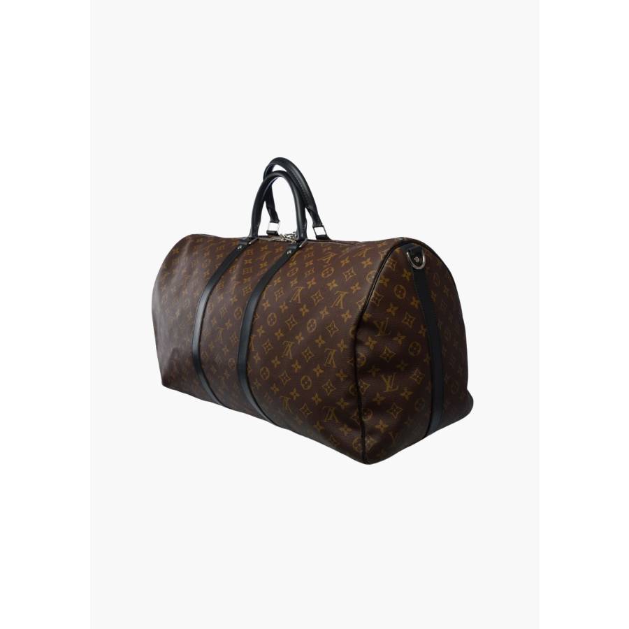 Keepall 55 Umhängetasche aus Monogram Macassar-Canvas