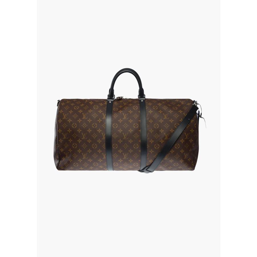 Keepall 55 Umhängetasche aus Monogram Macassar-Canvas