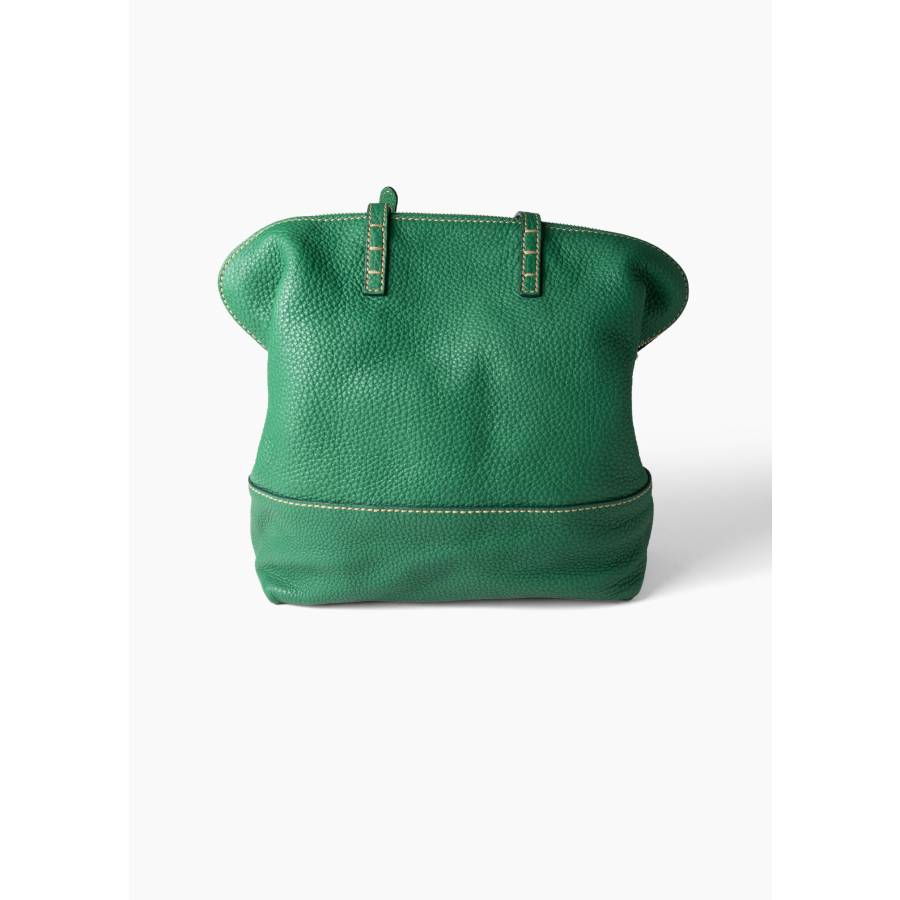 Sac à main en cuir vert