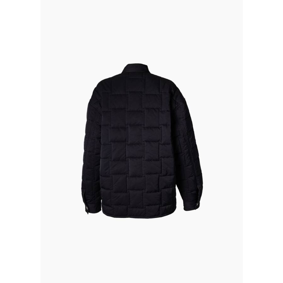 Schwarze Steppjacke
