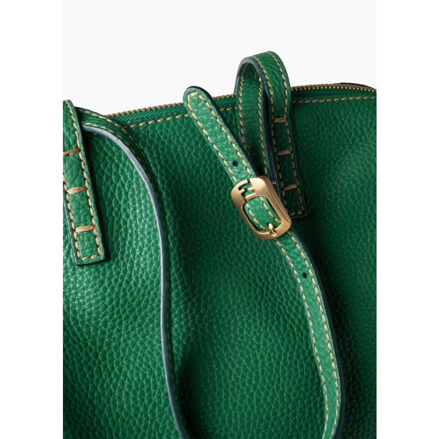 Sac à main en cuir vert