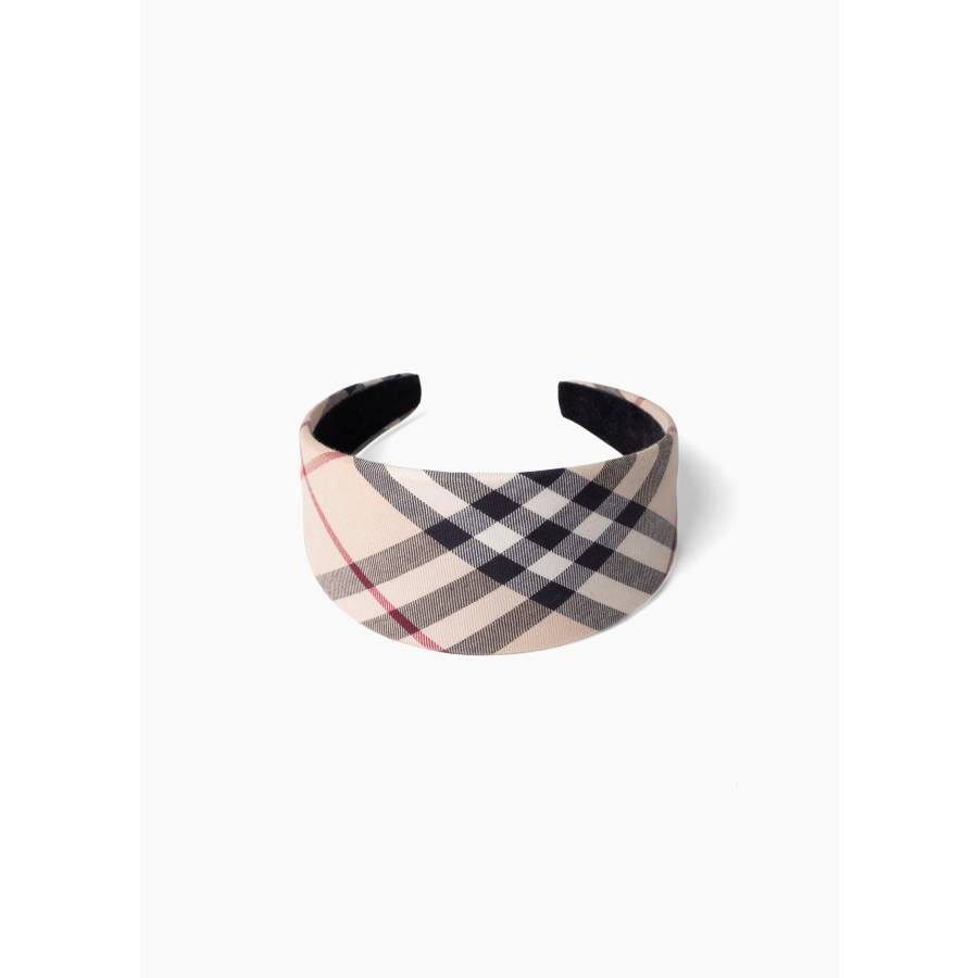 Nova Check patterned headband