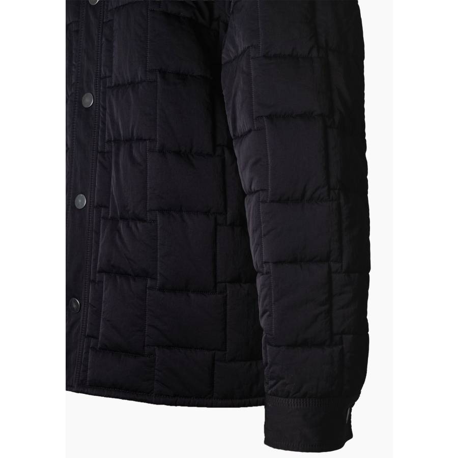 Schwarze Steppjacke