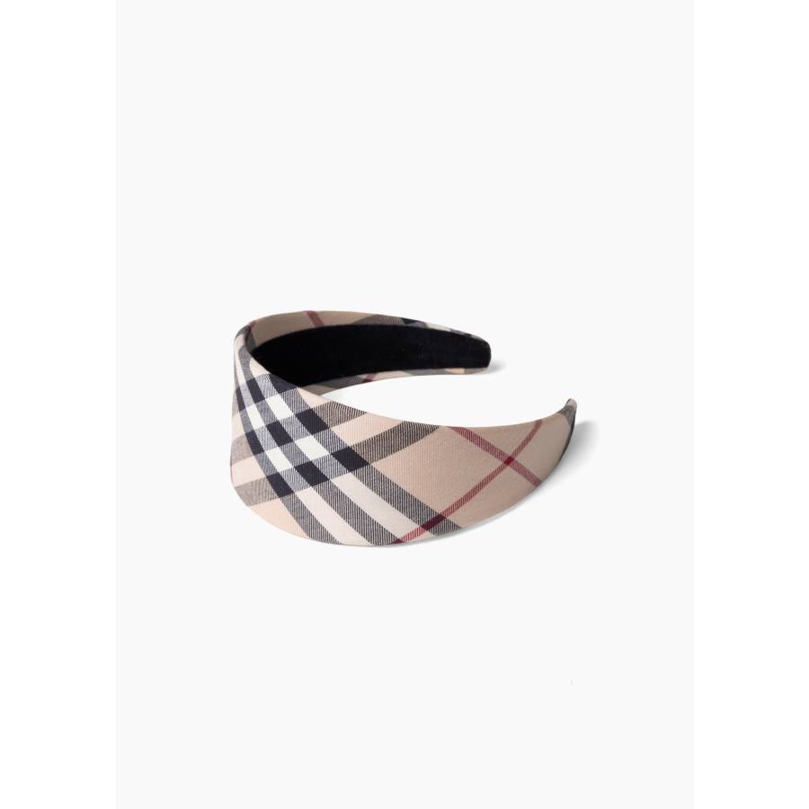 Nova Check patterned headband