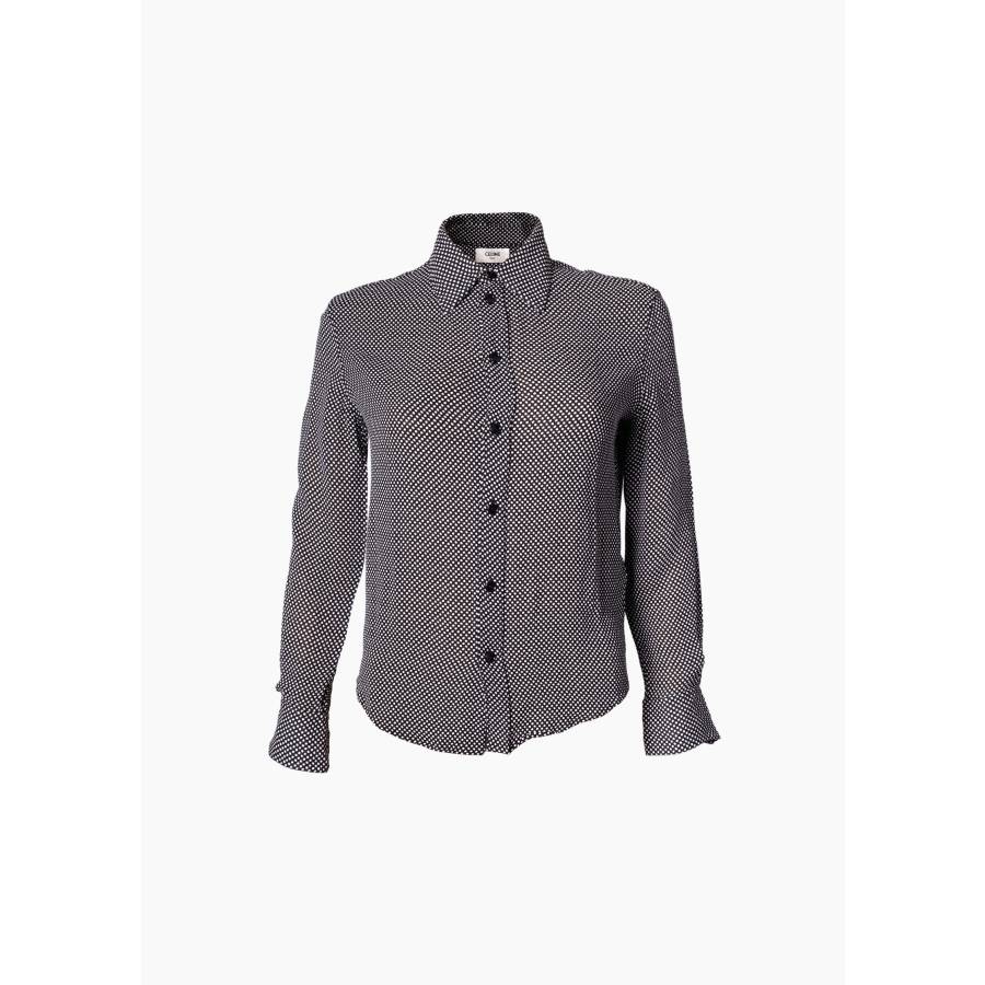 Black and white polka dot shirt