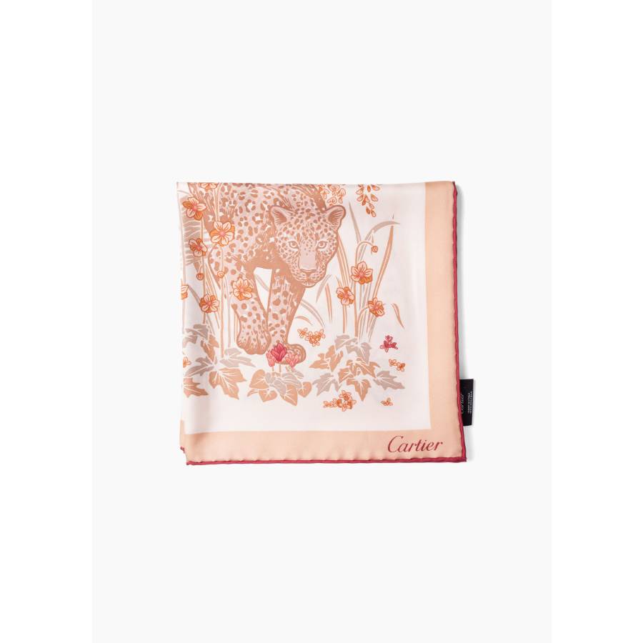 Blooming Panthère 90 Scarf