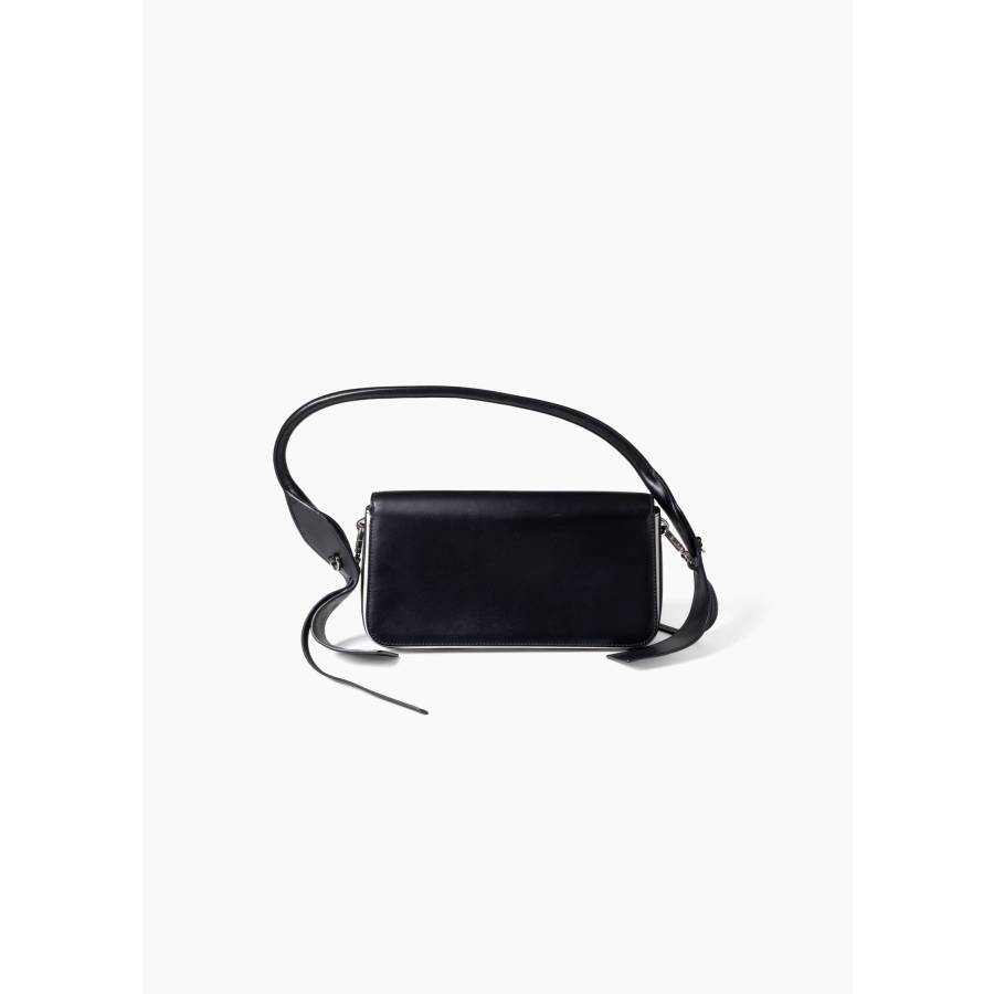 Sac Manuelle en cuir noir