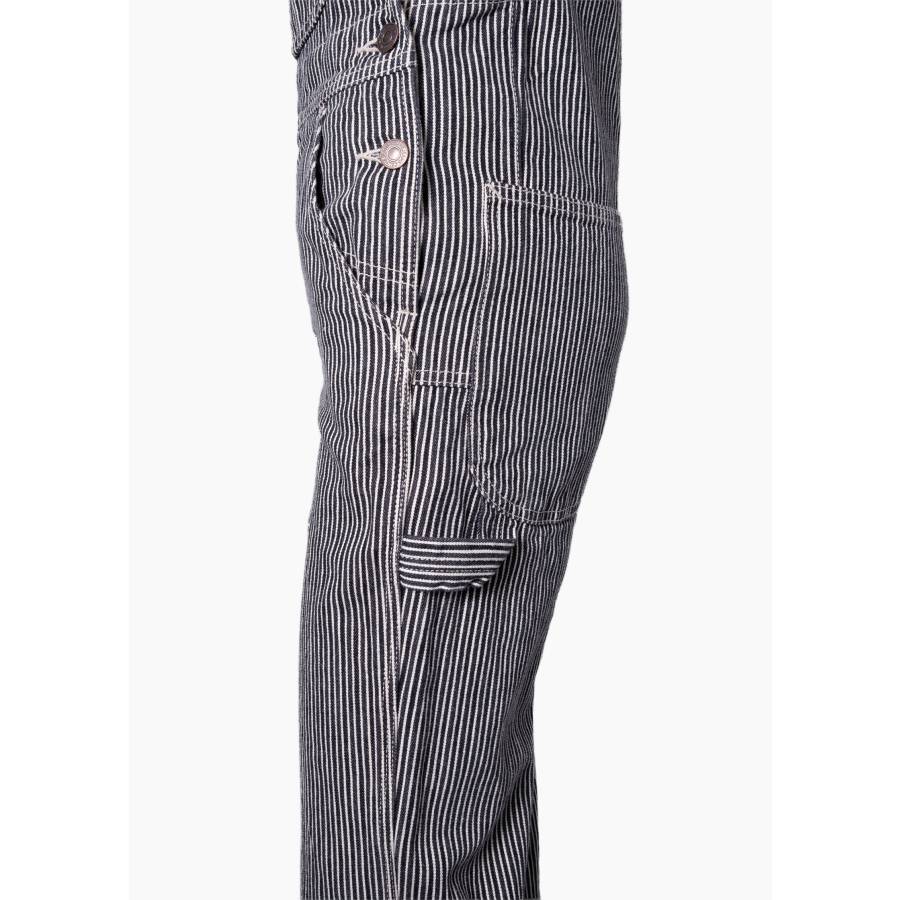 Striped overalls