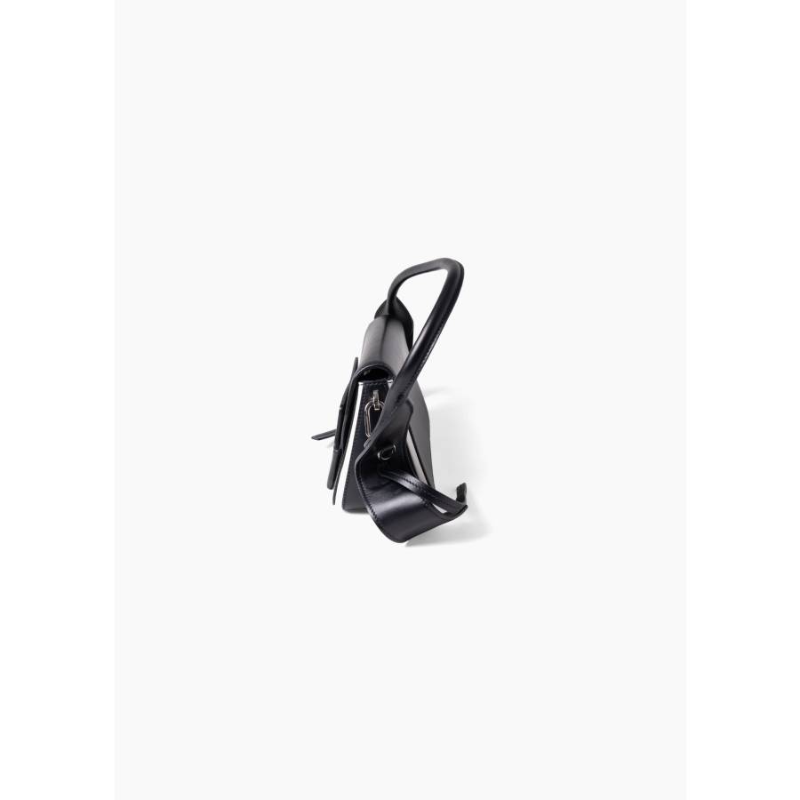Sac Manuelle en cuir noir