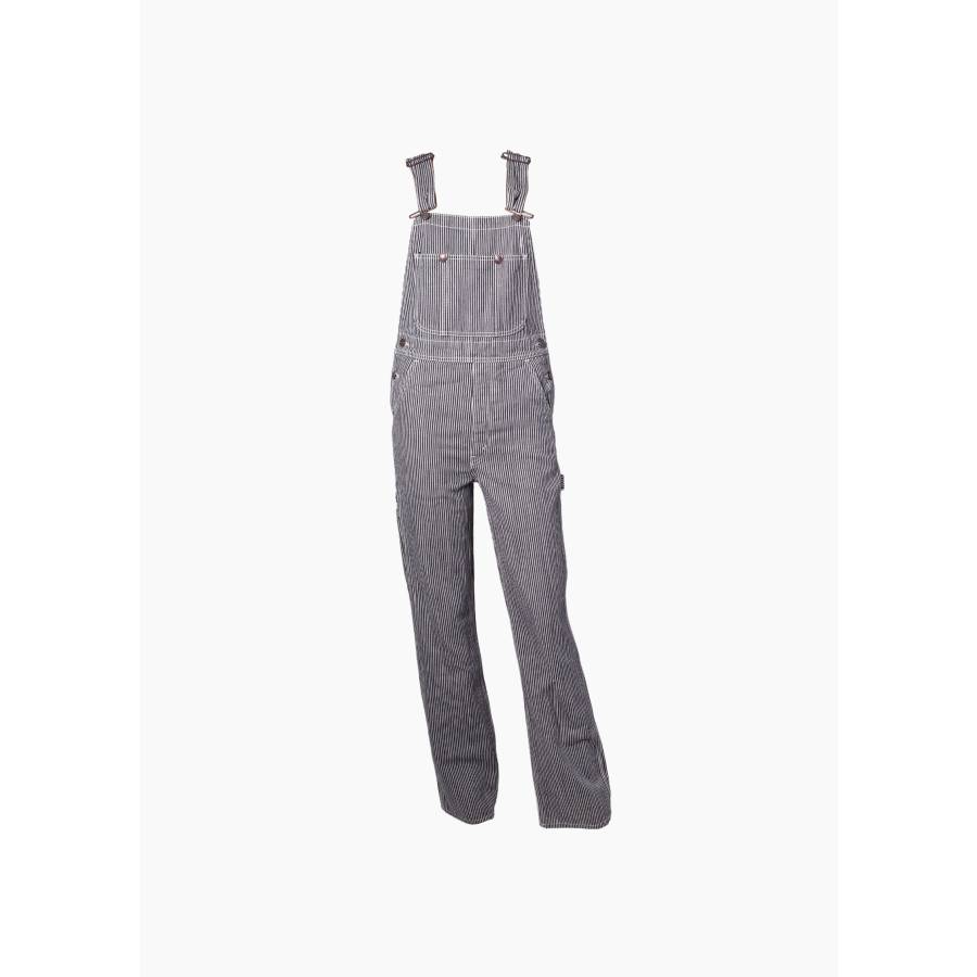 Striped overalls