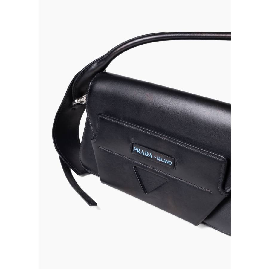 Sac Manuelle en cuir noir