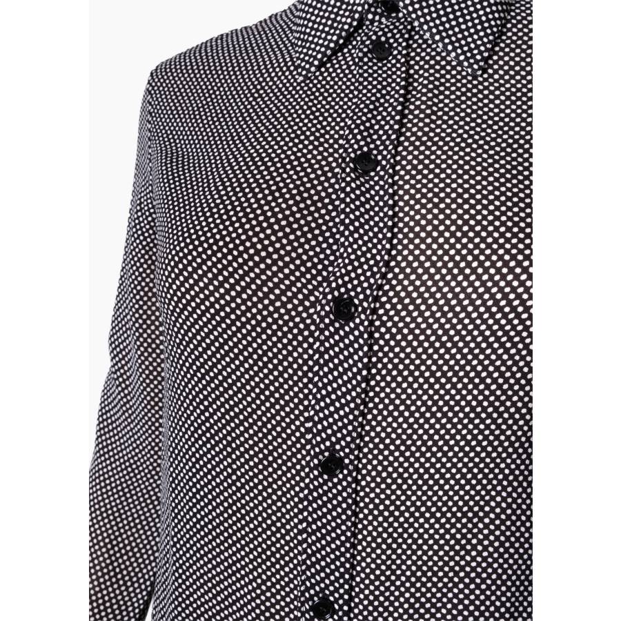 Black and white polka dot shirt