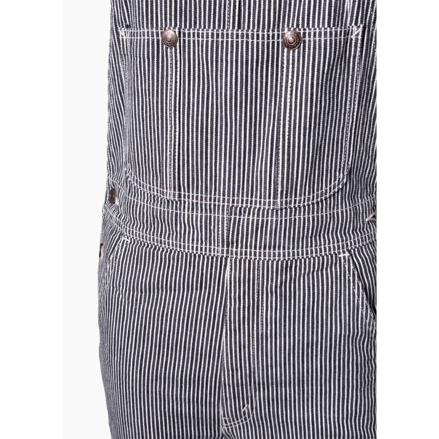 Striped overalls
