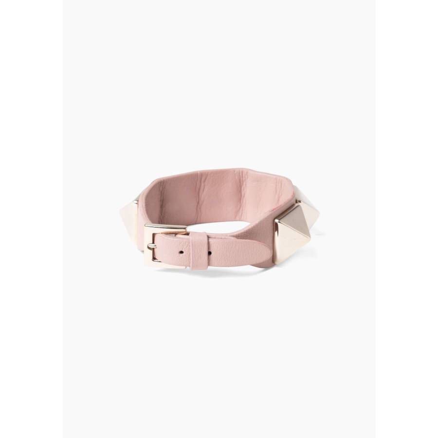Rockstud leather bracelet
